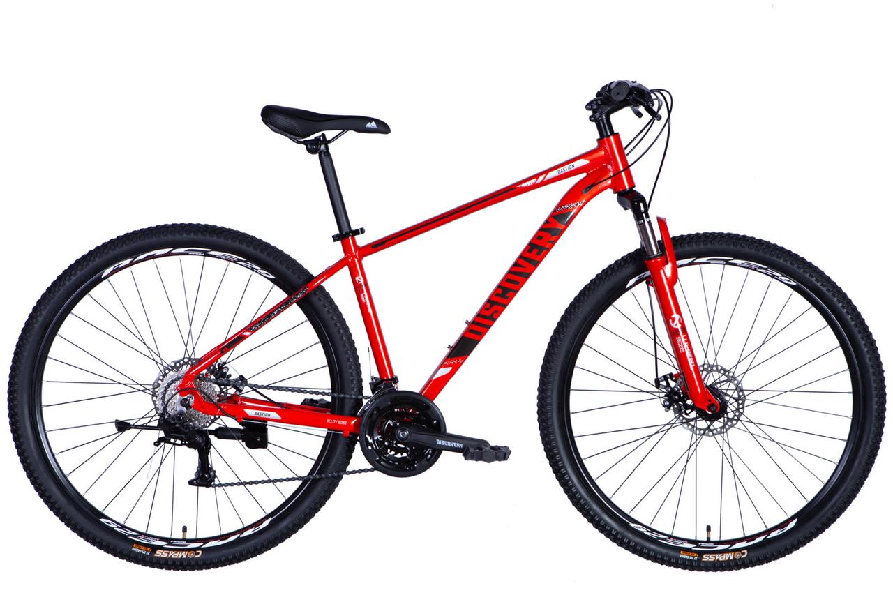 Велосипед AL 29" Discovery BASTION DD CS рама-17" червоно-чорний 2025