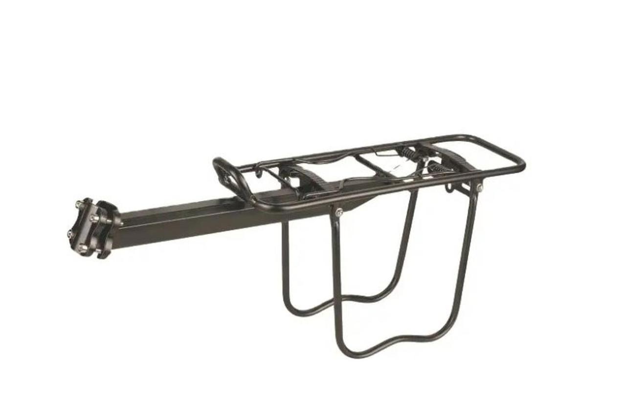 Багажник Алюмiнiй 24-29" консольний KAIWEI KW-620-10 чорний з бортами