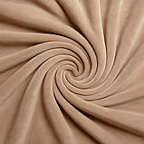 Чохол на диван кутовий велюр капучино Love You, фото 2