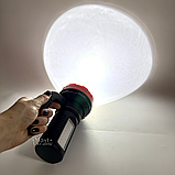 Ліхтар акумуляторний світлодіодний LED/COB, ручний ліхтарик з боковим світлом, зарядка від USB, XS-520, фото 7