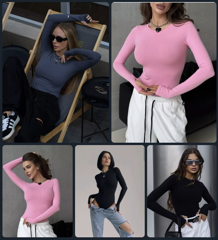 Боді Модель: 1533-010 Колір: чорний, білий, графіт, рожевий, фото 1