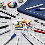 Засоби для розмітки та креслення (Мел, маркери, олівці)