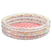 Дитячий басейн "Солодка квіточка" Intex 86х25 см для дітей з об'ємом 56 л. (542184)