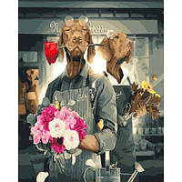 Картина за номерами Rainbow Art Продавці квітів для малювання акриловими фарбами живопис для творчості (540230)