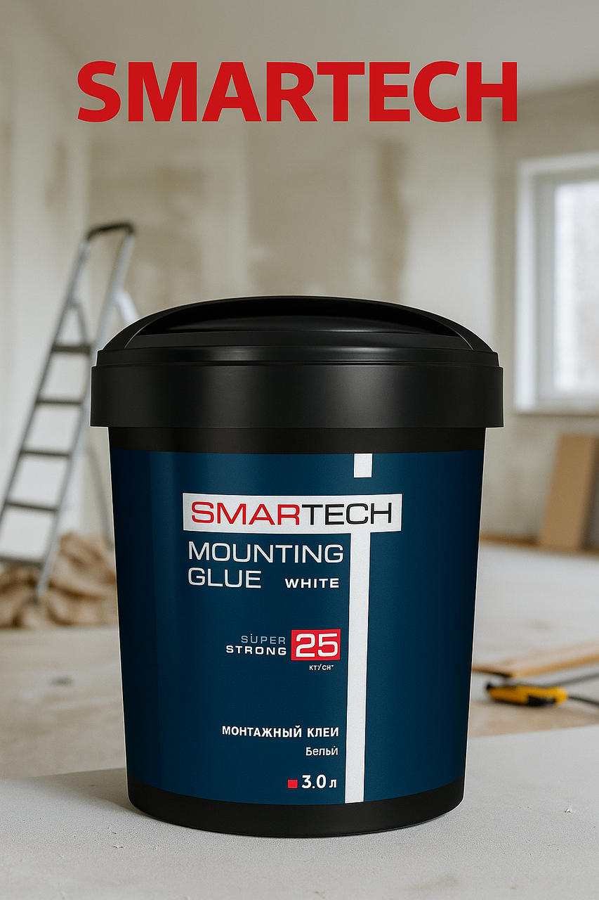Smartech Клей "Рідкі цвяхи" суперсильний "Super Strong" 3 кг (25 кг/см.кв.), фото 1