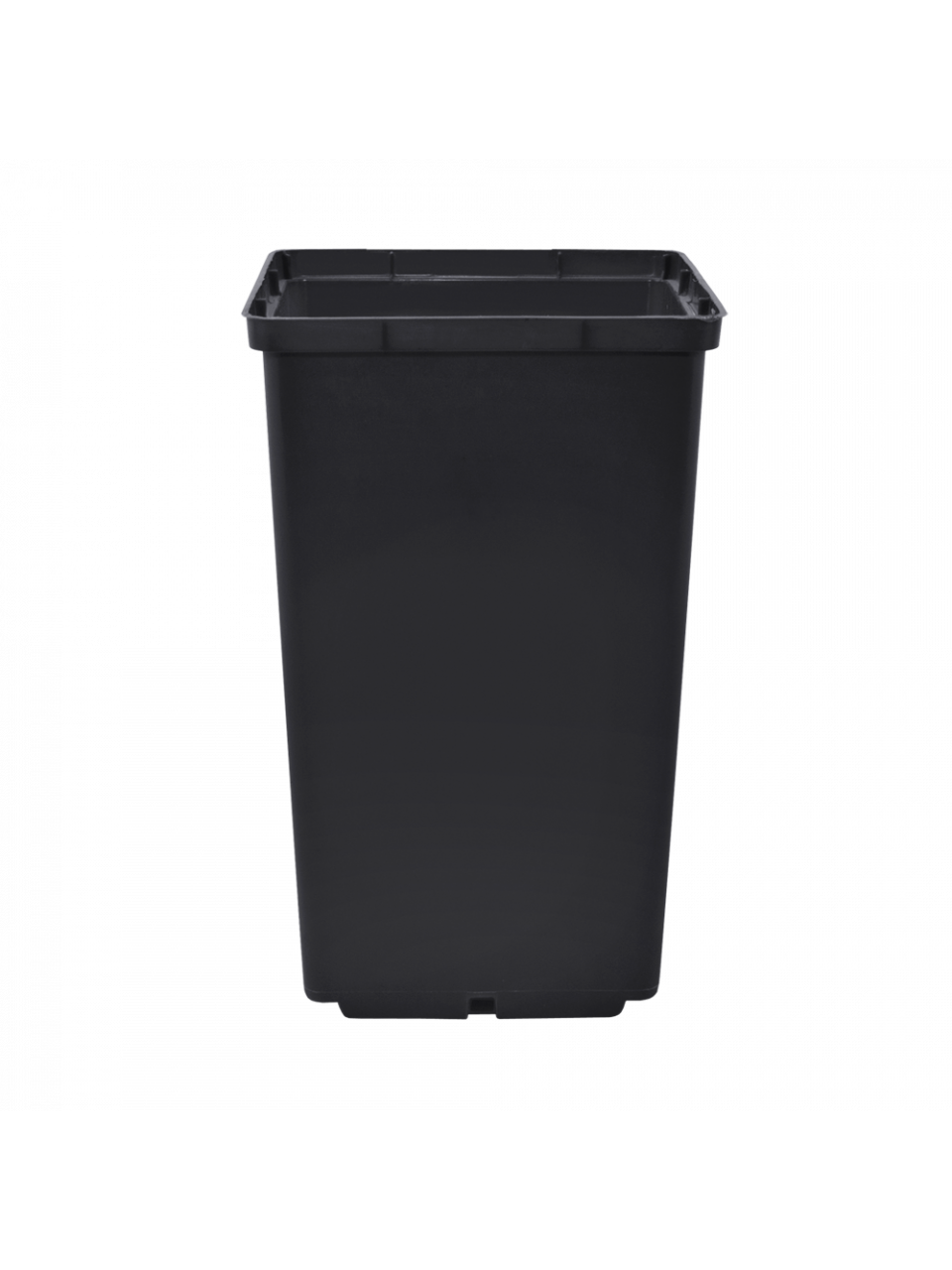 Вазон для розсади квадратний, 2,1 л., 12*12*19,5 см, чорний, 17 шт, фото 1