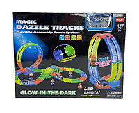 Гоночний трек Magic Dazzle tracks з неоновою підсвіткою 177 деталей