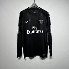Чорна футболка з довгим рукавом Неймар 10 ПСЖ Neymar Nike PSG 2017-2018 сезон лонгслів