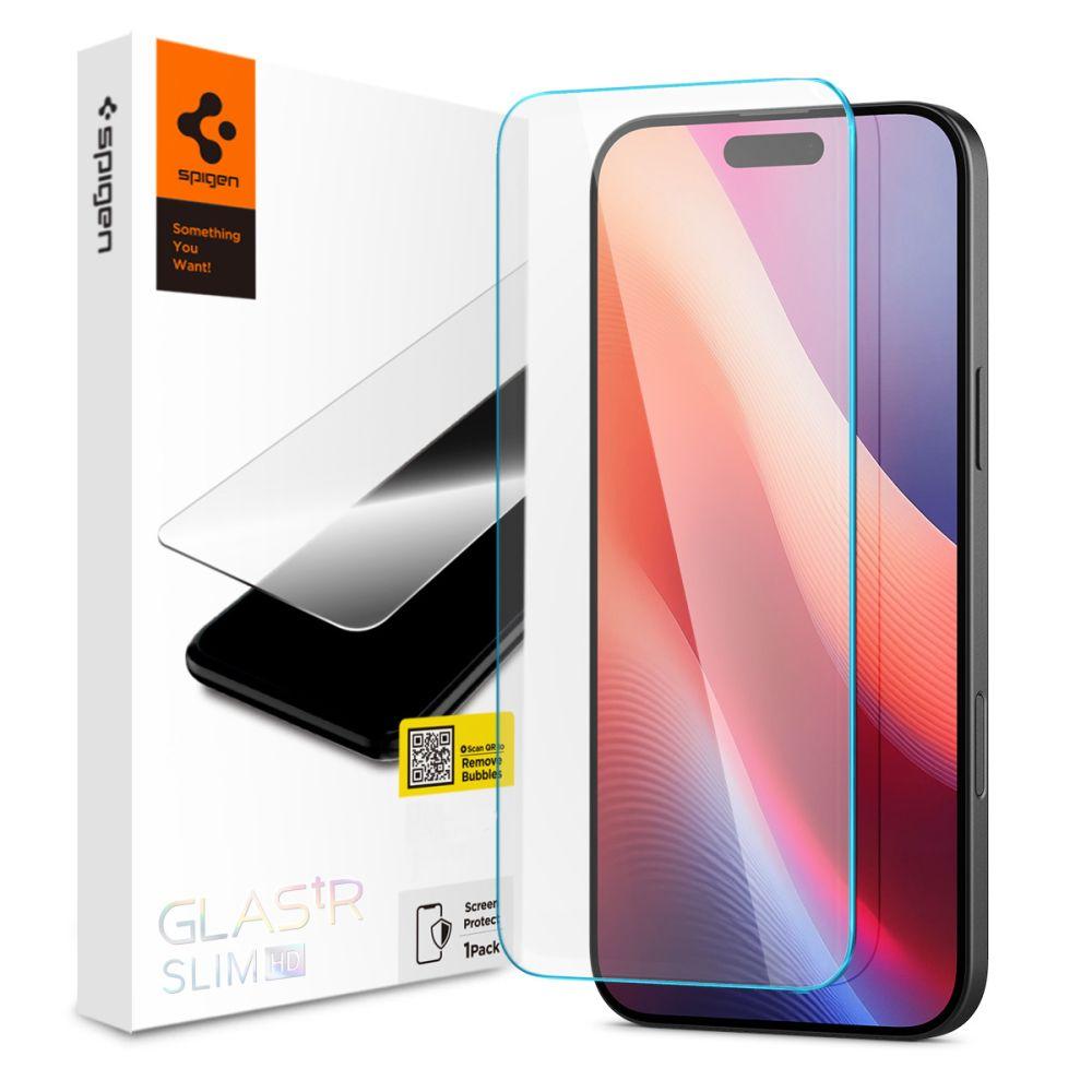 Захисне скло Spigen для iPhone 16 Pro - GLAS.tR Slim (1шт), Clear (AGL07937)