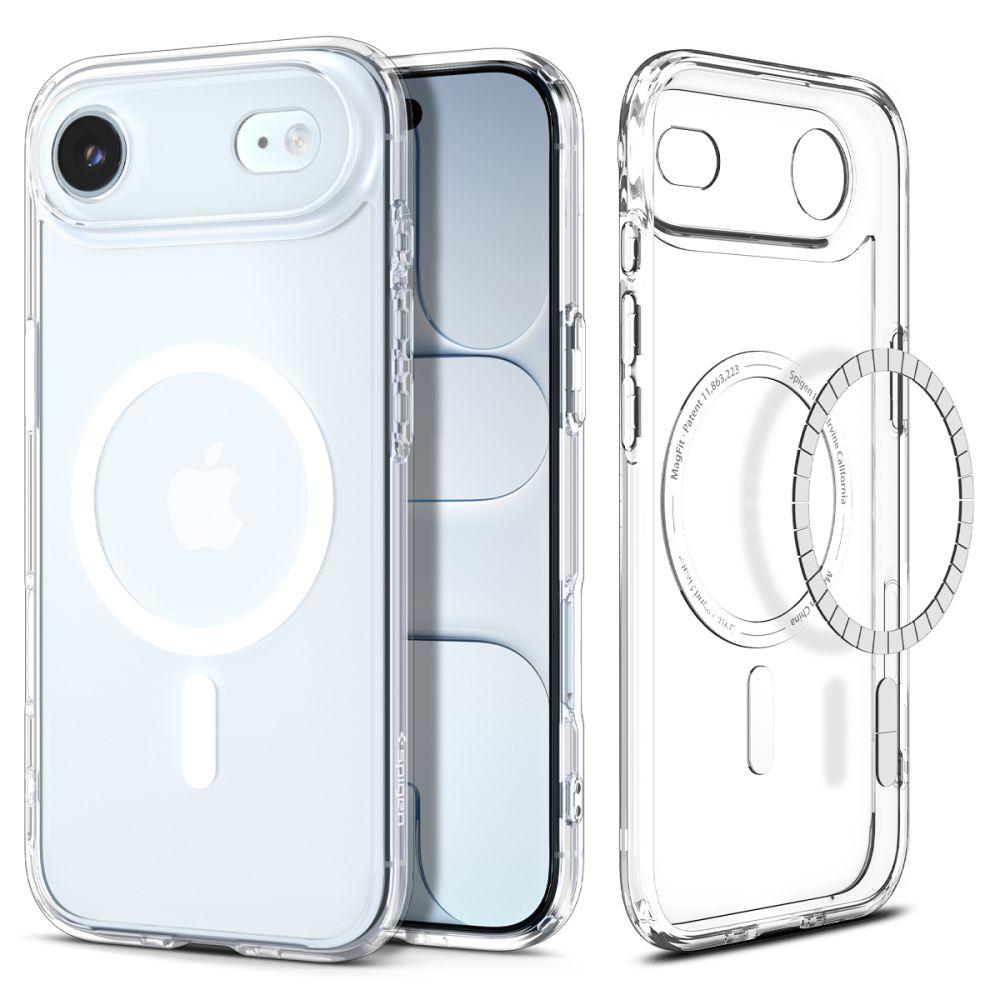 Чохол Spigen для iPhone 17 Air - Ultra Hybrid MAG, Clear/White (ACS10313)