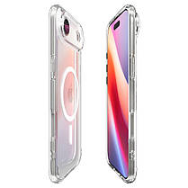 Чохол Spigen для iPhone 17 Air - Ultra Hybrid MAG, Clear/White (ACS10313), фото 5