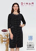 Халат жіночий на блискавці, р-ри 2XL-5XL "DICOLOR" купити недорого від прямого постачальника