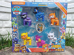 Набір фігурок Щенячий патруль Cat Pack 6 героїв  висота 7.5 см, рухомі кінцівки, жетон YX 036 B