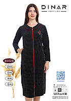 Халат жіночий на блискавці, р-ри 2XL-5XL "DICOLOR" купити недорого від прямого постачальника