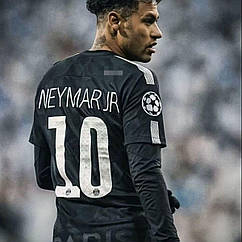 Чорна Форма чоловіча дитяча Неймар 10 ПСЖ Парі-Сен-Жермен Neymar Nike PSG 2017-2018 сезон