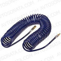 Шланг спіральний для пневмоінструменту 8х12ммх15м (поліурітан) ШП-81215 синій