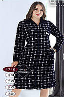 Халат жіночий на блискавці, р-ри 2XL-5XL "DICOLOR" купити недорого від прямого постачальника