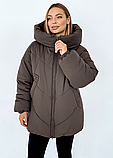 Жіноча зимова подовжена куртка Селін-2, фото 3