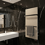 Рушникосушка керамічна 600TBg (1R) з однією ручкою, бежева, фото 3