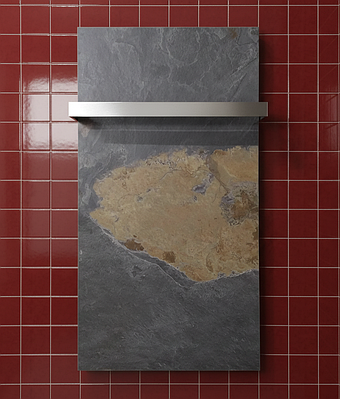 Керамічна рушникосушка Flyme 600TS (1R) сланець, з програматором