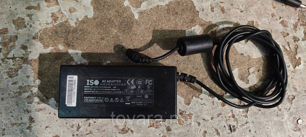 Блок живлення БЖ ISO KPA-040F 12 V 3.33 A 40 W No 243004110