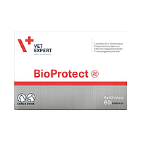 Таблетки для котів і собак зі шлунково-кишковими розладами 60 капсул BioProtect Vetexpert