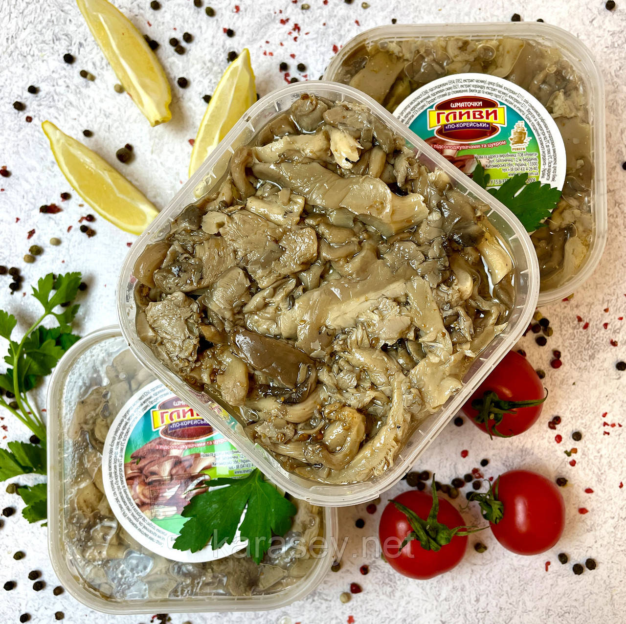 Гриби Гливи мариновані 500г, фото 1