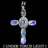 Підвіска. Натуральний місячний камінь. Срібло 925.