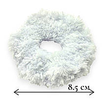 Гумка для волосся Handmade d - 8.5 см #11 небесно-блакитний колір