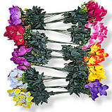 Штучні квіти букет орхідей Калатея, 46см, фото 4