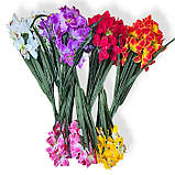 Штучні квіти букет орхідеї Тай, 50см, фото 5