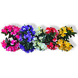 Штучні квіти букет Фаленопсис бордюрка, 17см, фото 2