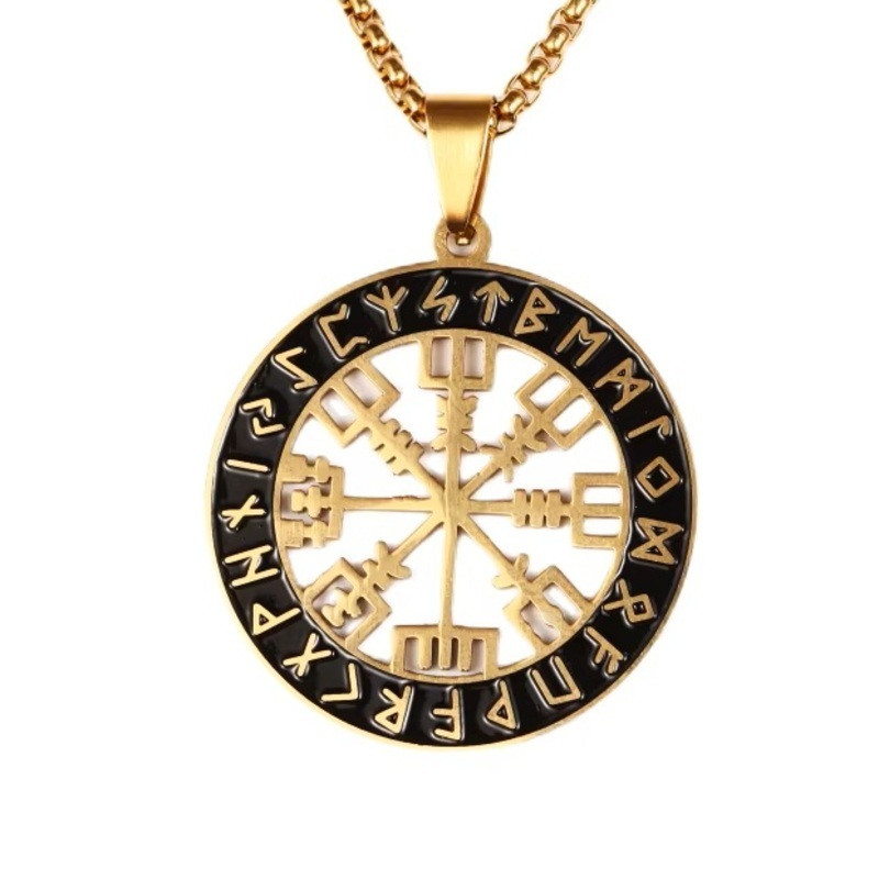 Підвіска "Вегвізир" Type W2 золотиста з ланцюжком 60 см., фото 1