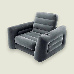 Комфортне надувне крісло-розкладачка Intex 66551