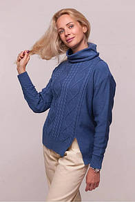 Жіночий джемпер з в’язаним візерунком MKLN2113-25