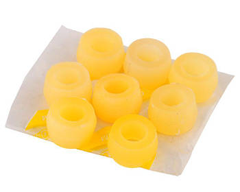 Втулка амортизатора заднього ВАЗ 2101-07, 2121 (к-т 8 шт.) з насічкою, поліуретан, ОЕМ