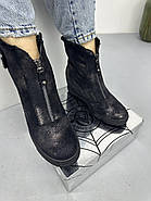 Жіночі черевики зима Vensi V4 на танкетці 36, фото 3