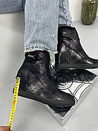 Жіночі черевики зима Vensi V4 на танкетці 36, фото 4