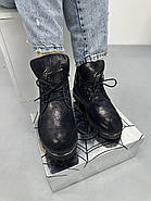 Жіночі черевики зима Vensi V5 екошкіра на платформі 36, фото 3