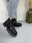 Жіночі черевики зима Vensi V5 екошкіра на платформі 36, фото 4