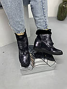 Черевики жіночі зимові Vensi V6 на танкетці  з липучкою на підйомі 36, фото 2