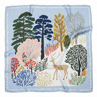 Хустка Олень в зимовому лісі