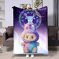 Плед 3D авторський Лабубу Телець зодіакальний гороскоп подарунковий 32257 180х215 см ТМ