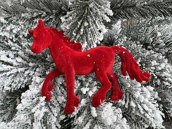 Новорічні іграшки символ 2026 року Коня
