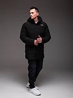 Куртка Columbia Titanium до -25°С чоловіча подовжена зимова коламбія чорна