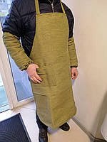 Фартух брезентовий вогнетривкий для зварювальника щ. 450(без нарукавників)