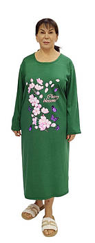 Тепла нічна сорочка великі розміри