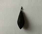 Грузило, тягарець короповий Обрій, 100 грамів, з покриттям чорного кольору