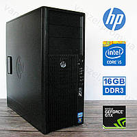 HP Z210 Tower - Intel Core i5-2400 3.1GHz/ 16GB DDR3/ GTX660 2GB DDR5/ 128+1000GB Системний блок, Ігровий ПК