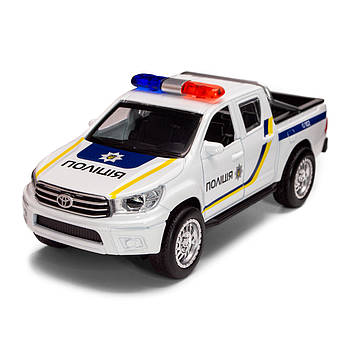 Автомодель Toyota Hilux Поліція Білий KM250426